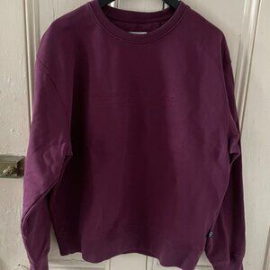 Saturdays New York City Crewneck Sweatshirt Eggplant, Size Mens Med